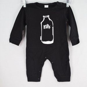 Brand Pat Pat, Size 6-9M, Color Solid Black With White Writing Brand New